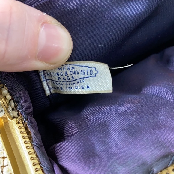 Vintage whiting & Davis mesh clutch - Picture 6 of 7
